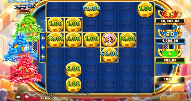Break Away Candy – Mixed Bonus με τρία ταυτόχρονα τροποποιητικά